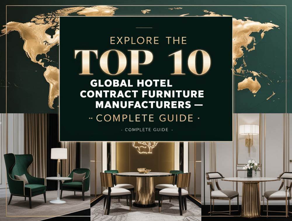 Explore the Top 10 Global Hotel Contract Furniture Manufacturers
